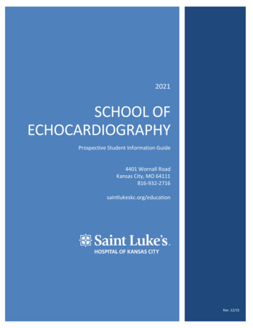 School Of Echocardiography - Saint Luke's Health System