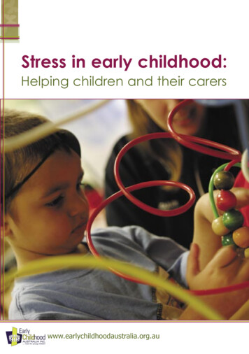 Stress In Early Childhood - Ed