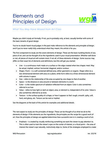 Elements And Principles Of Design