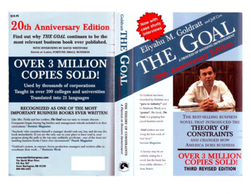 Eliyahu M Goldratt The Goal - Free Is Our Motto