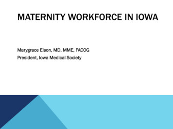 Maternity Workforce In Iowa