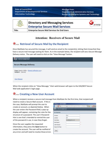 Title: Enterprise Secure Mail Services For End Users