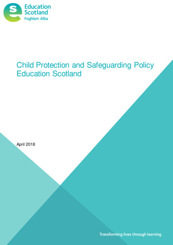 Child Protection And Safeguarding Policy Education Scotland