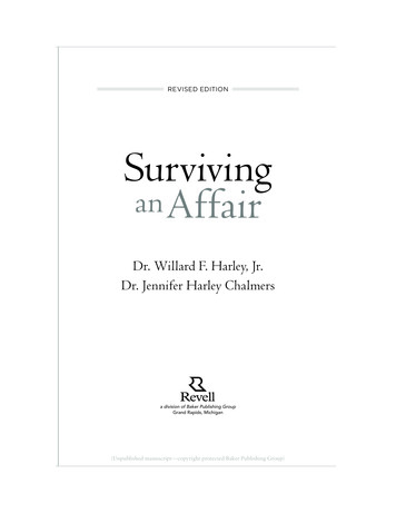 Surviving An Affair