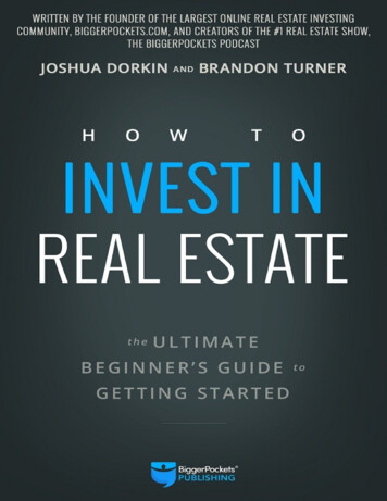 How To Invest In Real Estate - BiggerPockets