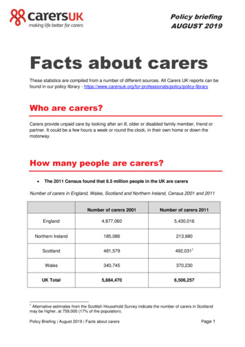 Facts About Carers