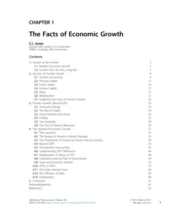 The Facts Of Economic Growth - Stanford University