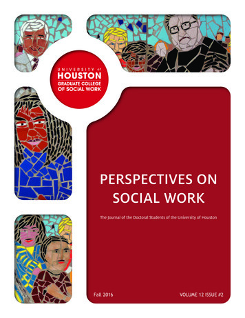 Perspectives On Social Work Fall2016