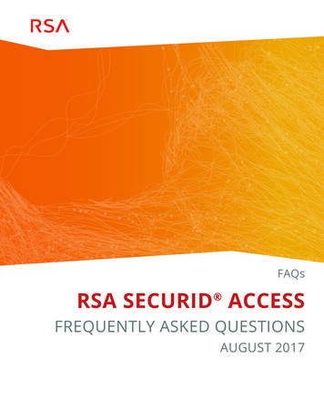 RSA SECURID ACCESS - SHI