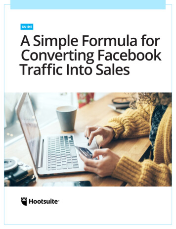 GUIDE A Simple Formula For Converting Facebook Traffic .