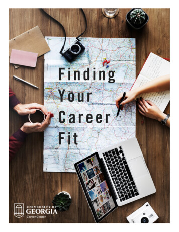 Finding Your Career Fit - University Of Georgia