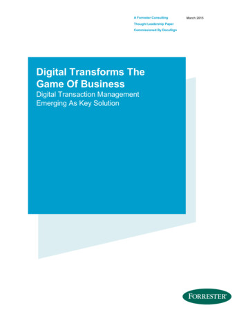 Digital Transforms The Game Of Business - Appconfig 