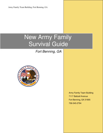 New Army Family Survival Guide
