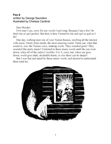 Fox 8 Written By George Saunders Illustrated By Chelsea .