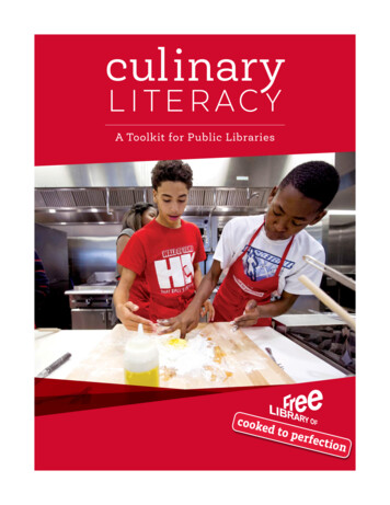 Free Library Culinary Literacy Toolkit