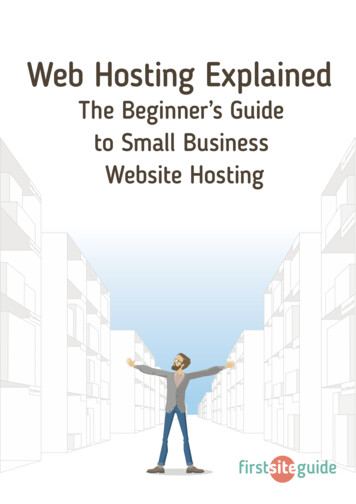The Beginner’s Guide To Small Business Website Hosting