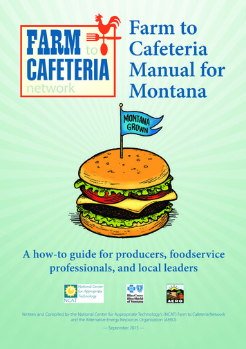A How-to Guide For Producers, Foodservice Professionals .