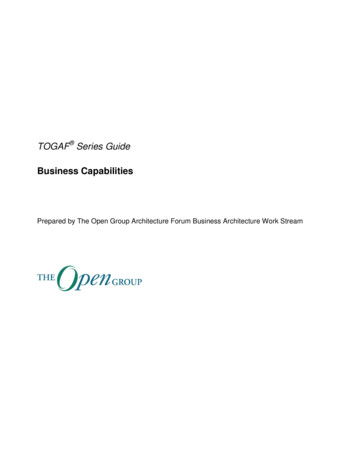 TOGAF Business Capabilities Guide - Governance.foundation