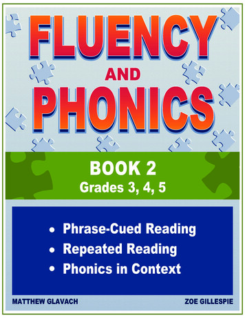Fluency And Phonics, Book 2 - Struggling Readers