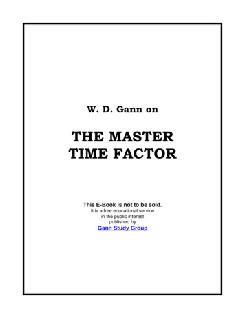 THE MASTER TIME FACTOR