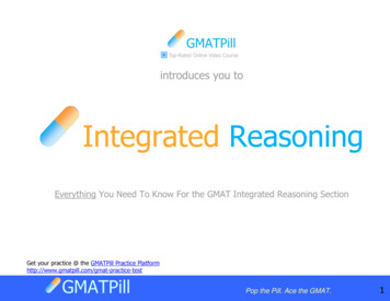 Integrated Reasoning - GMAT PILL
