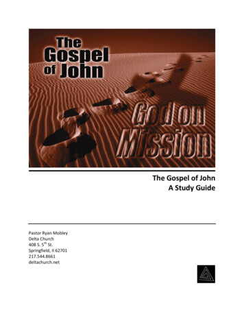 The Gospel Of John A Study Guide