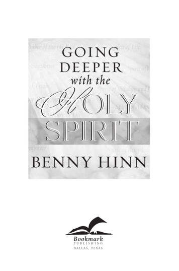 Going Deeper With The Holy Spirit Sample English Bennyhinn