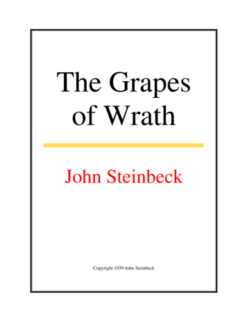Steinbeck - The Grapes Of Wrath - KIRSTEN ENGLISH