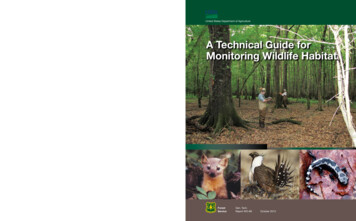 A Technical Guide For Monitoring Wildlife Habitat