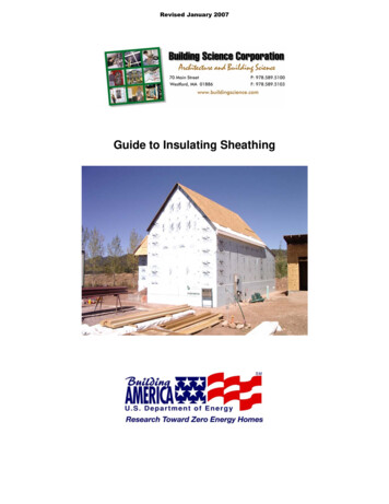 Guide To Insulation Sheathing - Energy