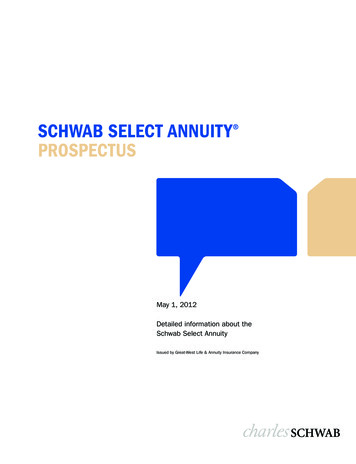 Schwab Select Annuity ProSPectuS - Empower
