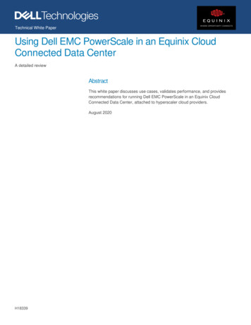 Using Dell EMC PowerScale In An Equinix Cloud Connected Data Center