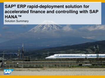 SAP ERP Rapid-deployment Solution For Accelerated Finance .