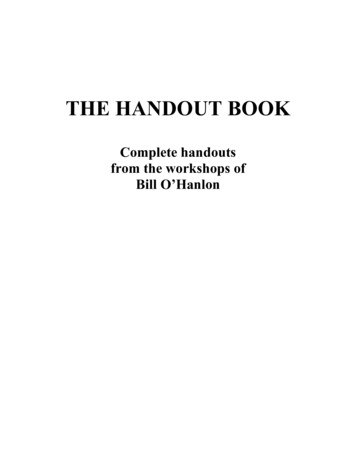THE HANDOUT BOOK