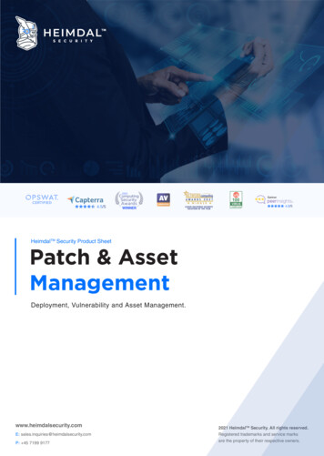 Patch & Asset Management - Heimdal Security