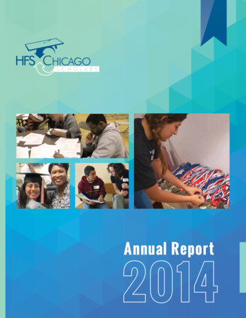 Annual Report - HFS Chicago Scholars