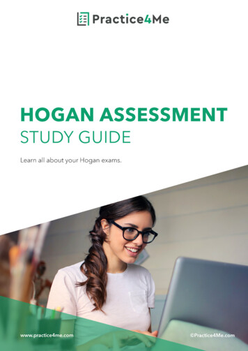 Hogan Assessment Study Guide - Practice4Me