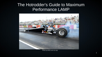 The Hotrodder's Guide To Maximum Performance LAMP