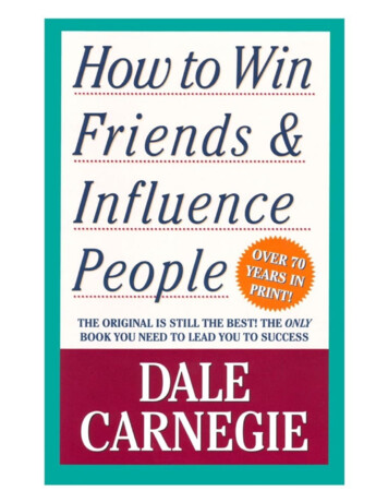 How To Win Friends And Influence People - PDFDrive
