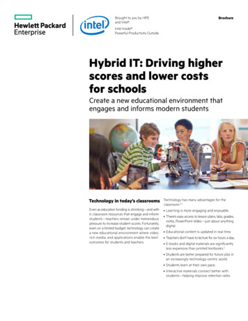 Hybrid IT: Driving Higher Scores And Lower Costs For Schools
