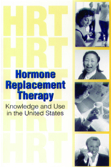 Hormone Replacement Therapy Booklet