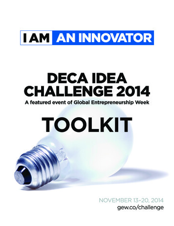 A Featured Event Of Global Entrepreneurship Week TOOLKIT