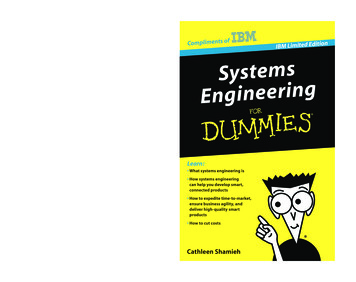 Systems Engineering For Dummies, IBM Limited Edition