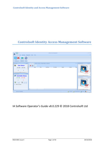 Controlsoft Identity Access Management Software