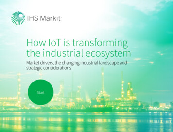 How IoT Is Transforming The Industrial Ecosystem