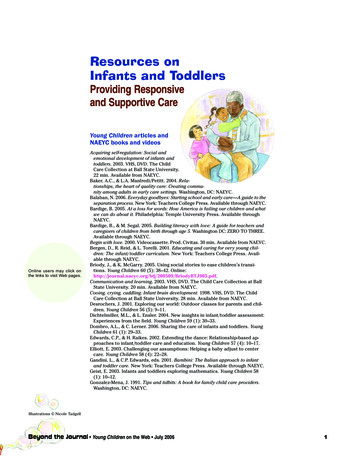 Resources On Infants And Toddlers