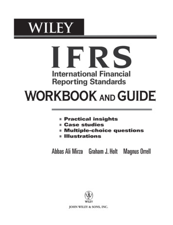 International Financial Reporting Standards WORKBOOK AND 