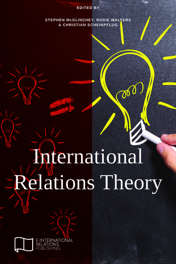 Relations Theory