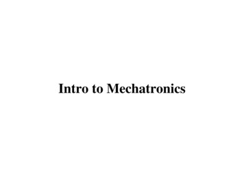 Intro To Mechatronics - NYU Tandon School Of Engineering