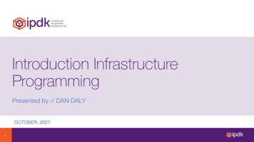 Introduction Infrastructure Programming - IPDK